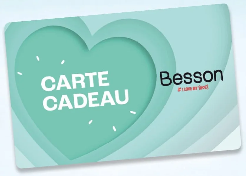 Visuel carte cadeau Besson Chaussures