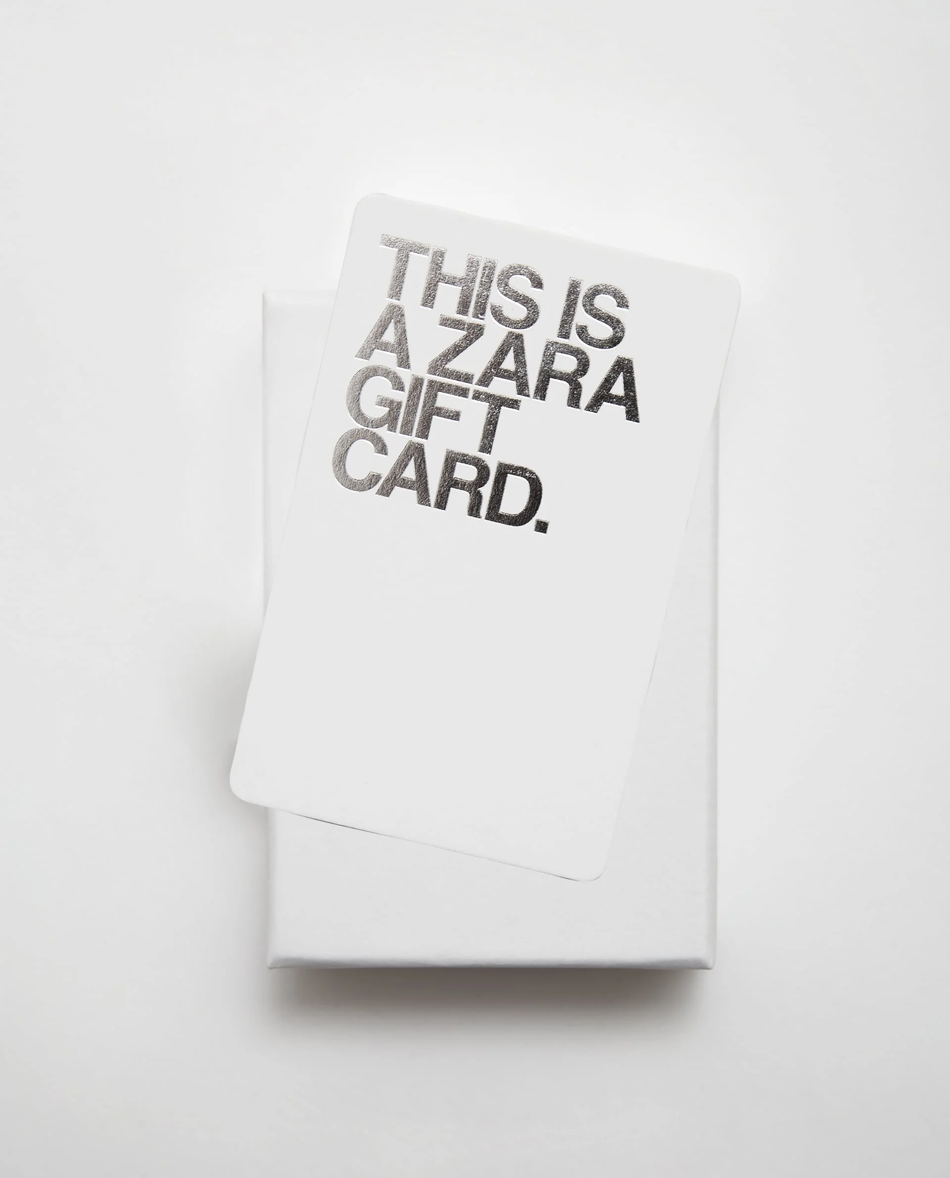 Carte cadeau Zara